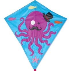 Kites Premier Kites 30 In. Diamond Kite - Dapper Octopus