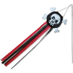 WindGarden Wind Wands Wind Wand - Skull And Crossbones (Set Of 12 Pieces)