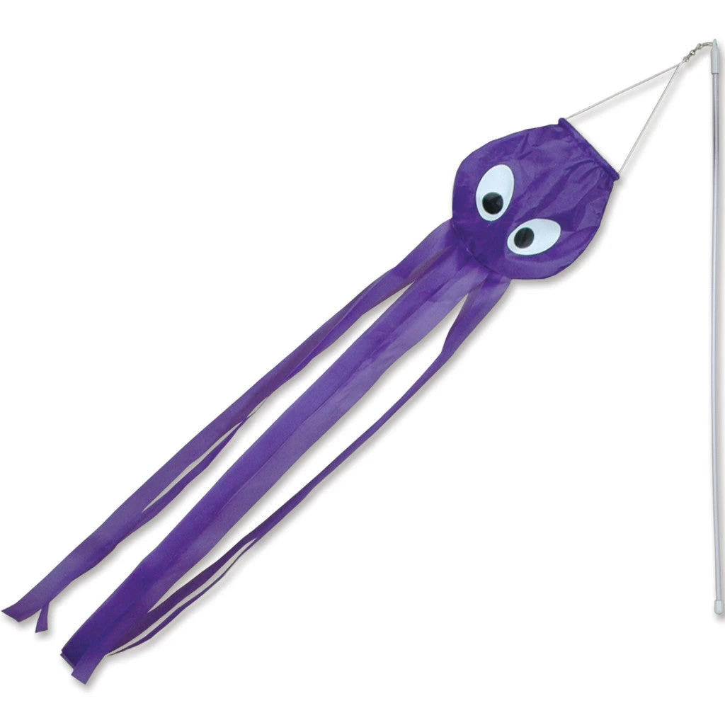 WindGarden Wind Wand - Purple Octopus (Set Of 12 Pieces) Wind Wands
