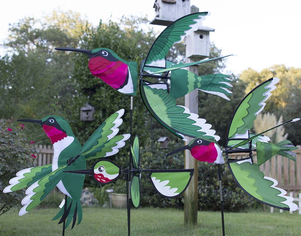WindGarden 22 In. WhirliGig Spinner - Hummingbird WindGarden