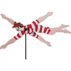 WindGarden 28 In. WhirliGig Spinner - Victorian Swimmer