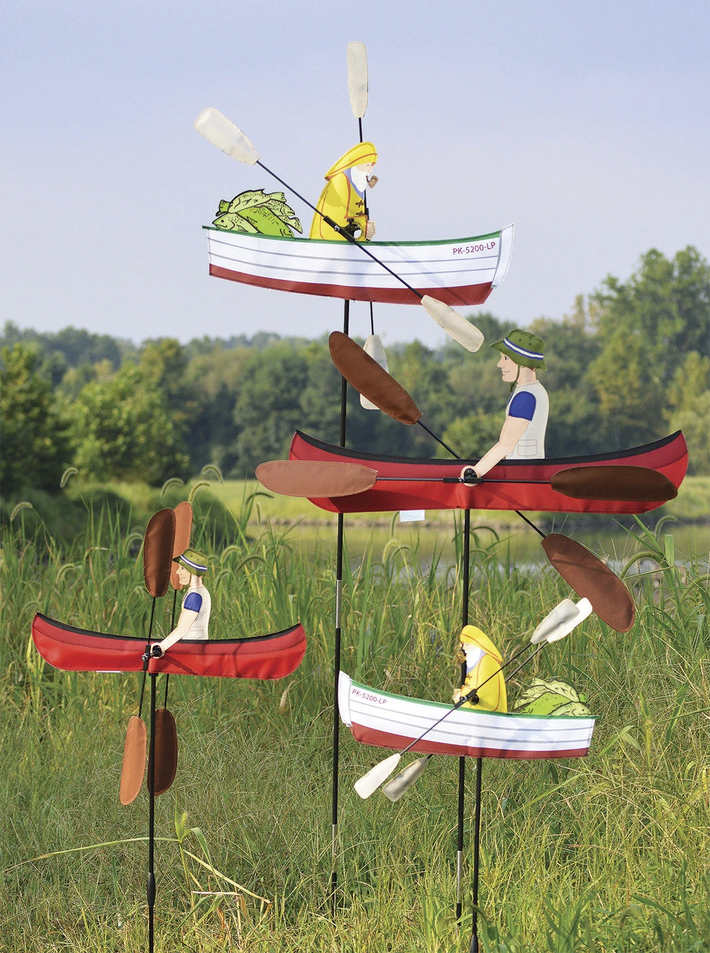 WindGarden 20 In. WhirliGig Spinner - Canoe WindGarden
