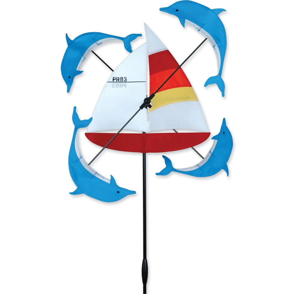 WindGarden WindGarden 13 In. WhirliGig Spinner - Sailboat