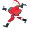 WindGarden WhirliGig Spinner - Running Santa