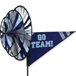 WindGarden Triple Spinner - Blue/Gray
