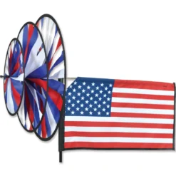 Premier Kites & Designs Triple Spinner - American Flag Triple Spinners