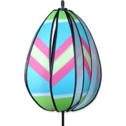 WindGarden Spinning Egg Spinner - Green & Pink WindGarden