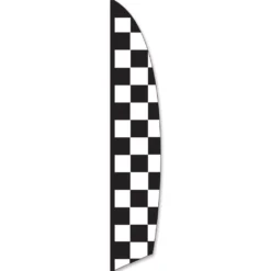 WindGarden 16 Ft. Feather Banner - Checker/Solarmax