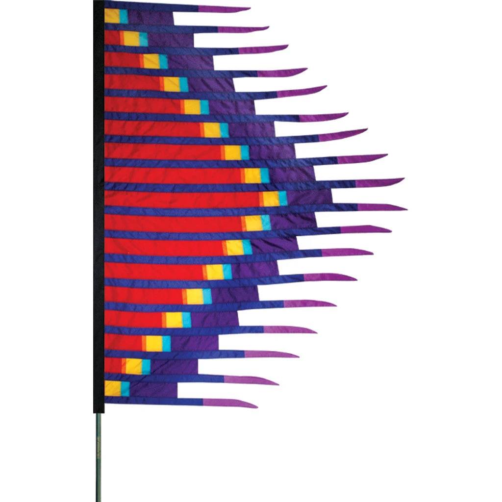 WindGarden Grass Dance Feather Banner - Red