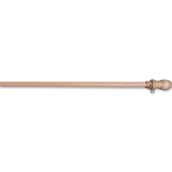 Accent Home & Garden 60 In. Wood Flag Pole W/ Rotating Sleeve Accent