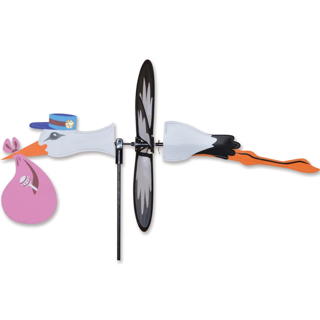 WindGarden WindGarden Petite Spinner- Stork Girl