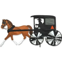WindGarden 37 In. Horse & Buggy Spinner