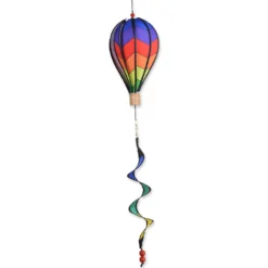 WindGarden 12 In. Hot Air Balloon - Chevron Rainbow
