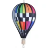 WindGarden 18 In. Hot Air Balloon - Checkered Rainbow WindGarden