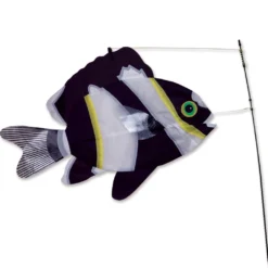 WindGarden Swimming Fish - Black & White