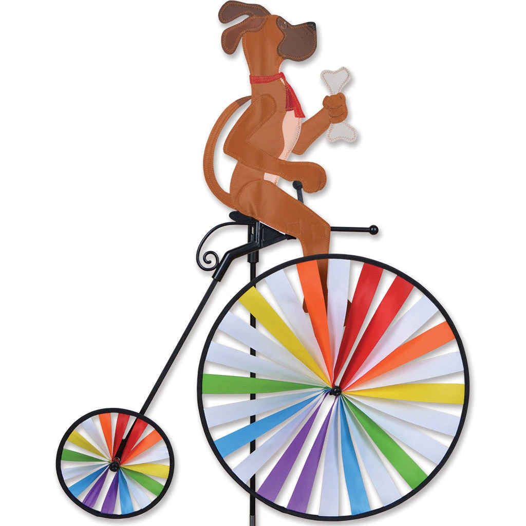 WindGarden WindGarden High Wheel Bike Spinner - Dog