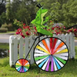 WindGarden High Wheel Bike Spinner - Frog WindGarden