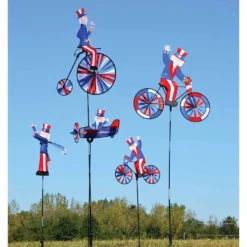 WindGarden WindGarden High Wheel Bike Spinner - Uncle Sam