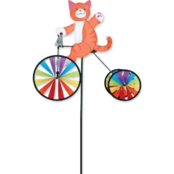 WindGarden 19 In. Tricycle Spinner - Cat