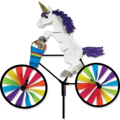WindGarden 20 In. Bike Spinner - Unicorn WindGarden
