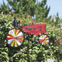 WindGarden WindGarden 23 In. Old Tractor Spinner - Red