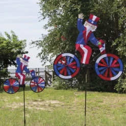 WindGarden 20 In Bike Spinner - Uncle Sam WindGarden