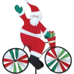 WindGarden 20 In. Bike Spinner - Santa