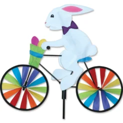 WindGarden 20 In. Bike Spinner - Easter Bunny