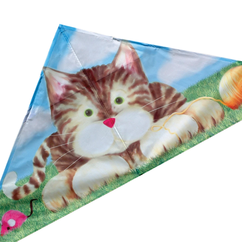 Kites 56 In. Delta Kite - Fluffy Cat Premier Kites