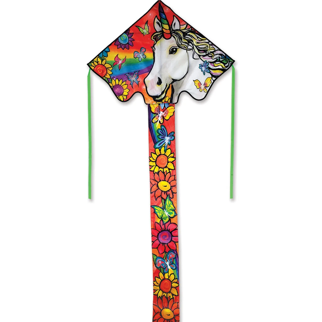 Kites Premier Kites Large Easy Flyer Kite - Unicorn Flowers