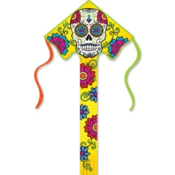 Kites Large Easy Flyer Kite - Sugar Skull Day Of The Dead Premier Kites