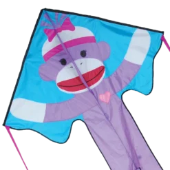 Kites Premier Kites Large Easy Flyer Kite - Girly Sock Monkey