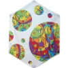 Collections Kites Rokkaku Kite - Rainbow Orbit Bubbles