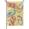 Accent Home & Garden 12 In. Flag - Flip Flops Sand