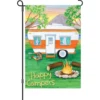 Accent Home & Garden Accent 12 In. Flag - Happy Campers