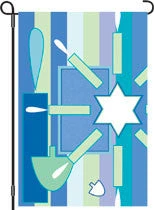 Accent Home & Garden 12 In. Flag - Happy Hanukkah
