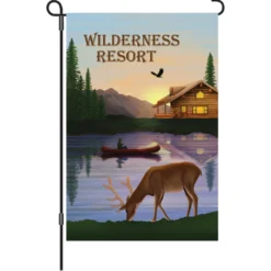 Accent Home & Garden 12 In. Flag - Wilderness Resort