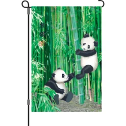 Accent Home & Garden 12 In. Flag - Playful Pandas Accent