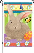 Accent Home & Garden 12 In. Flag - Hip Hop Bunny Accent