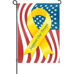 Accent Home & Garden 12 In. Flag - Support Troops