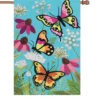 Accent Home & Garden 28 In. Flag - Fluttering Butterflies