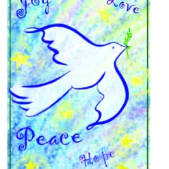Accent Home & Garden 28 In. Flag - Peace & Joy