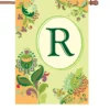 Accent Home & Garden 28 In. Spring Monogram Flag - R Accent