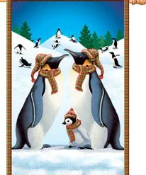 Accent Home & Garden Accent 28 In. Flag - Frolic In Snow