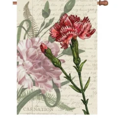 Accent Home & Garden 28 In. Flag - Carnation Celebration