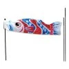 Premier Kites Recumbent Bike Flags Koi Windsock Recumbent Bike Flag - Patriotic Fish