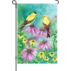 Accent Home & Garden 12 In. Flag - Summer Goldfinches Accent