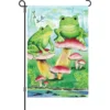 Accent Home & Garden 12 In. Flag - Frogs In The Wood Accent