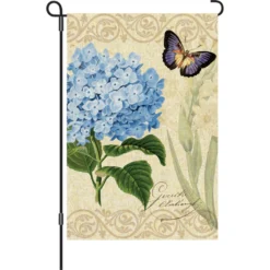 Accent Home & Garden 12 In. Flag - Botanical Fresh Blue Accent