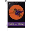 Accent Home & Garden 12 In. Halloween Garden Flag - Flying Witch Accent
